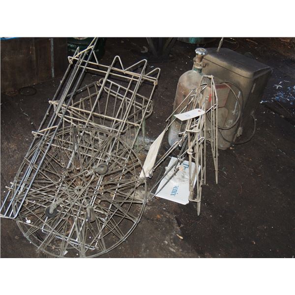 Spark Plug Tool, Metal Crate and Misc