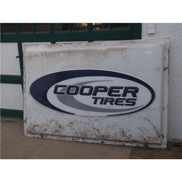 Cooper Tire Plastic Insert Sign (72" x 48")