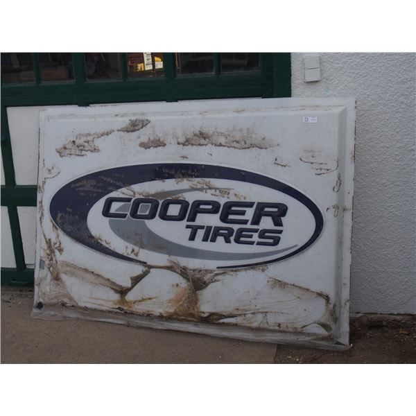 Cooper Tire Plastic Insert Sign (72" x 48")