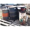 Image 1 : B/A Garbage Can and Metal Oil Barrels
