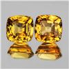 Image 1 : Natural Imperial Golden Yellow Zircon Pair - IF-VVS