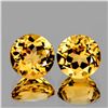 Image 1 : Natural Brilliant Golden Yellow Citrine Pair - Flawless