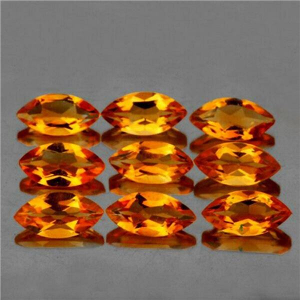 Natural Golden Orange 8x4 MM - IF-VVS