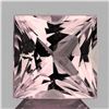Image 1 : Natural Princess Cut Peach Pink Morganite [Flawless]