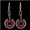 Image 1 : Natural Stunning Marquise Red Ruby Earrings