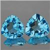 Image 1 : Natural Top Sky Blue Topaz Pair 10.00 MM