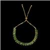 Image 1 : Natural Marquise 6x3 MM Columbian Emerald Bracelet