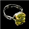 Image 3 : Natural Handmade Two Tone Yellow Lemon Quartz Ring