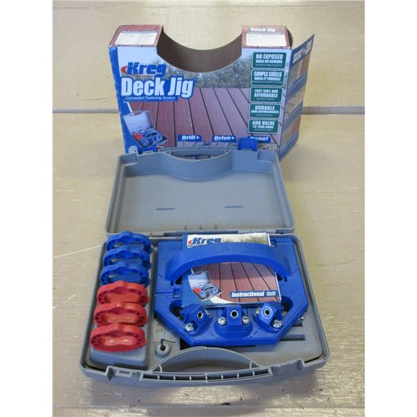 Kreg Deck Jig Concealed Fastening System - Like New Condition - Instructional DVD