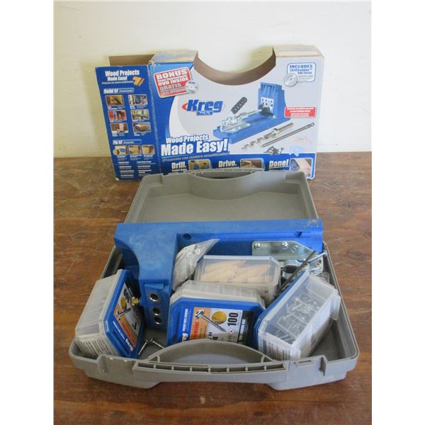 Kreg Home Improvement System - Wood Projects Made Easy - Case And Accessoraries