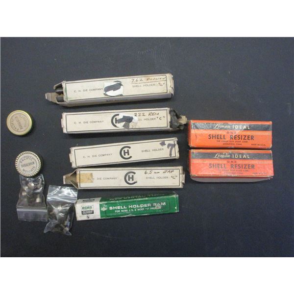 5 Shell Holders - 2 Shell Resizers - Pacific Weights