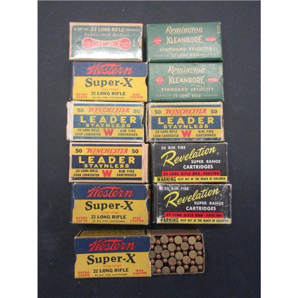 550 .22 LR Shells In Collector Boxes