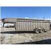 Image 1 : 1999 Titan Gooseneck Stock Trailer- 20' X 7'- 7.5' Nose- Spare- Mats- Escape Door