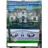 Image 2 : GREATBEAR BLACK 20' BI-PARTING WROUGHT IRON GATE 91"H TO CENTER ( LEFT & RIGHT SIDE )