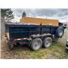 Image 2 : 2016 SNAKE RIVER DUMP TRAILER, APPROX 16', BLACK, VIN#5PTBD1422G1024893, NO ICBC DECLARATIONS