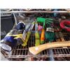 Image 2 : TOOL POUCH, AXE, LOCK SET, GARDENING TOOLS, FLASHLIGHT WITH BATTERY