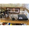 Image 2 : PLAYSTATION 3, SMALL PRINTER, PICTURE FRAMES, POT LIDS, TDK DVD-RW DISCS, CLOTHS, LIDS, ETC