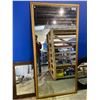 Image 1 : LARGE FRAMED MIRROR 85.5 X 42"