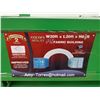 Image 2 : GOLDEN MOUNT CONTAINER MOUNTED PE FABRIC BUILDING H6.5' X L20' X W20' UV PROTECTION, LEAK RESISTANT