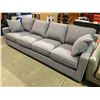 Image 2 : GREY 4 SEATER SOFA WITH THROW PILLOWS