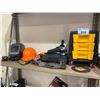 Image 1 : 3-DRAWER ORGANIZER, WELDING MASK, HARD HAT, WORK GLOVES, CUTTING DISC, STANLEY BOSTITCH FINISHING