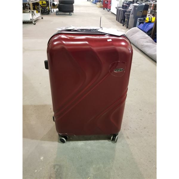 BURGUNDY SAMSONITE PLYMOUTH DLX 3-PC LUGGAGE SET
