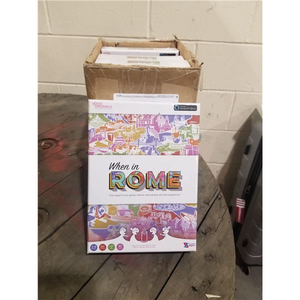 BOX OF 5 NEW VOICE ORIGINALS "WHEN IN ROME" AMAZON ALEXA TRIVIA GAMES