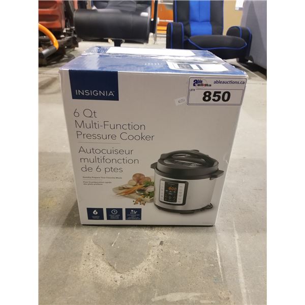 INSIGNIA 6QT MULTI-FUNCTION PRESSURE COOKER