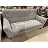 Image 1 : GREY CLOTH 3 SEATER SOFA