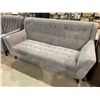 Image 2 : GREY CLOTH 3 SEATER SOFA