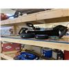 Image 1 : YARDWORKS STRAIGHT SHAFT BATTERY POWERED STRING TRIMMER, DOLLY TIRES, WEED EATER STRING,