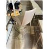 Image 2 : 26.5" TALL  LINEA TAUPE LEATHER CHAIR