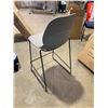 Image 2 : 26.5" TALL GREY PLASTIC CHAIRS