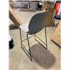 Image 2 : 26.5" TALL GREY PLASTIC CHAIRS
