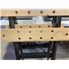 Image 2 : PORTABLE CLOSET & 2 ULTRA STEEL SAW HORSES