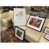 Image 1 : 3 FRAMED ART PIECES (1 OF WHICH IS AN LEP)