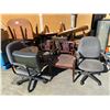 Image 1 : CHAIRS, WOOD SHELVES, TV, ROLLING OFFICE CHAIRS, VACUUM, ETC