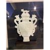 Image 2 : FRAME WHITE JADE REPRODUCTION DRAGON/PHOENIX ART VASES