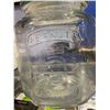 Image 2 : HAND PAINTED H&K TUNSTALL 5 1/2" VASE AND 5CENT LIDDED GLASS PEANUT JAR