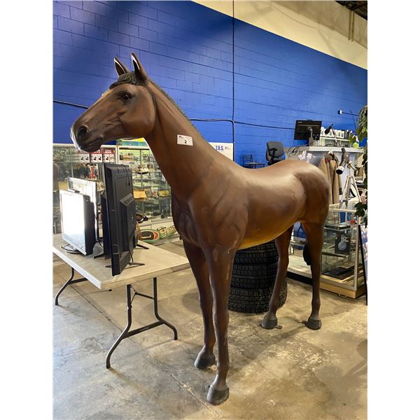 LIFE SIZE HORSE FIGURE