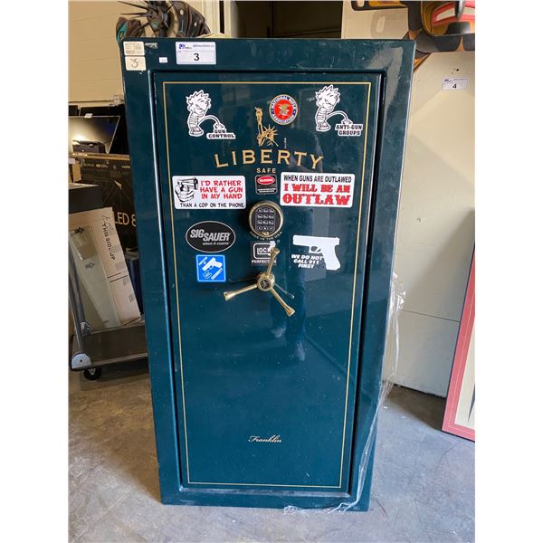 FRANKLIN 25F ELECTRIC DIGITAL GUN SAFE OPEN *NO COMBO*