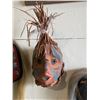 Image 1 : CARVED WEST COAST FIRST NATIONS WIND MASK SIGNED ON BACK CHEMAINUS BC APPROX. 10"