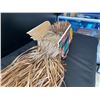 Image 3 : WEST COAST FIRST NATIONS CARVED AND PAINTED EAGLE MASK WITH CEDAR BARK HAIR