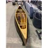 Image 1 : BEAUTIFUL CUSTOM 17' CEDAR STRIP CANOE, HANDCRAFTED BY DAVID BRAFORD IN 1991 WITH OAK TRIM AND