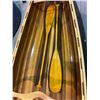 Image 7 : BEAUTIFUL CUSTOM 17' CEDAR STRIP CANOE, HANDCRAFTED BY DAVID BRAFORD IN 1991 WITH OAK TRIM AND
