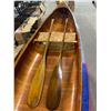 Image 2 : APPROX 13' MAX ANDERSSONS PLYWOOD CANOE, MADE IN SWEDEN WITH OAK PADDLES