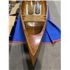 Image 3 : APPROX 13' MAX ANDERSSONS PLYWOOD CANOE, MADE IN SWEDEN WITH OAK PADDLES