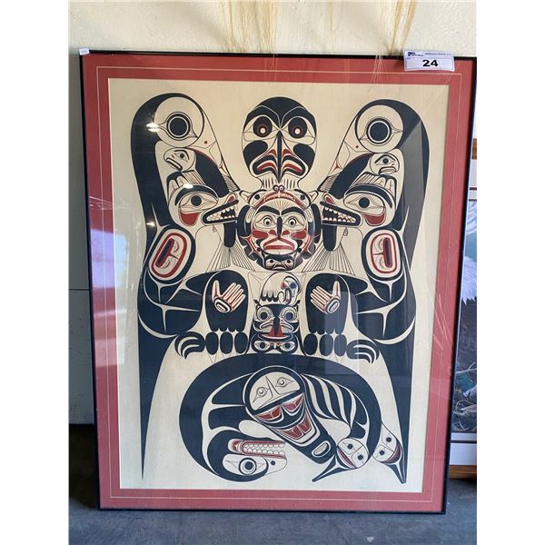 FRAMED FIRST NATIONS PRINT