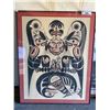 Image 1 : FRAMED FIRST NATIONS PRINT