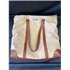 Image 1 : BURBERRY TOTE WITH DUST BAG (AUTHENTIC, SOME STAINS)